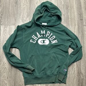 Green Champion Pullover Hoodie